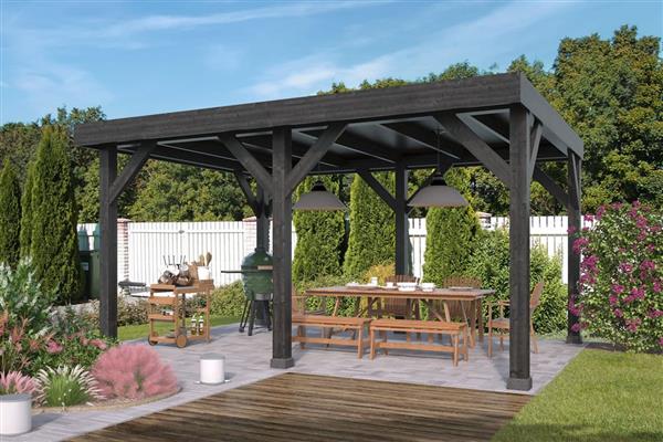 Grote foto dhz overkapping rijssen 500 x 400 cm tuin en terras tuinhuisjes en blokhutten
