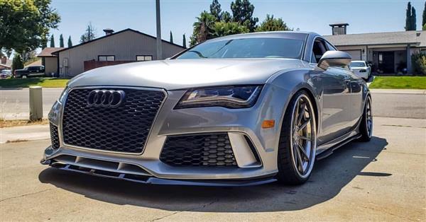 Grote foto carbon voorlip splitter audi rs7 c7 auto onderdelen tuning en styling