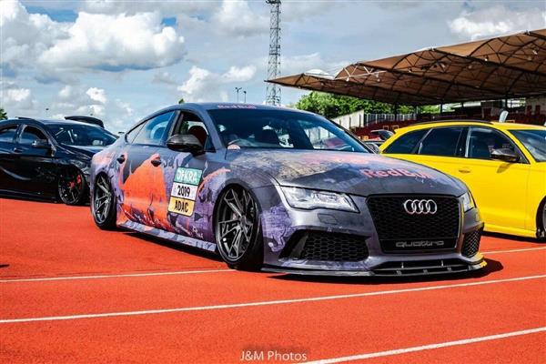 Grote foto carbon voorlip splitter audi rs7 c7 auto onderdelen tuning en styling