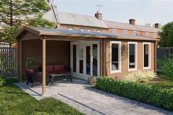 Grote foto blokhut skeg tuin en terras tuinhuisjes en blokhutten