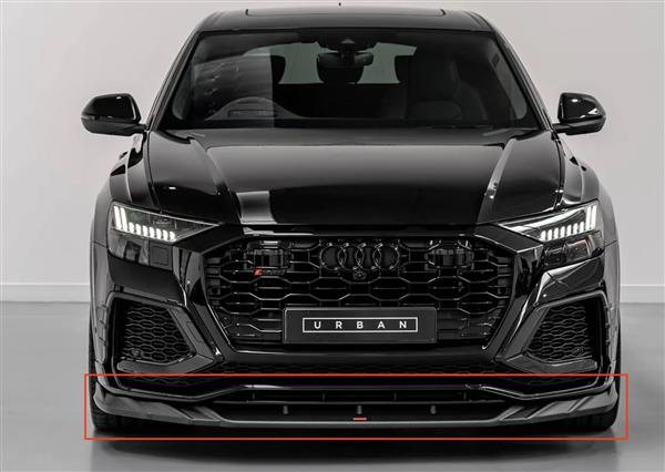 Grote foto audi rsq8 urban carbon voorlip splitter auto onderdelen tuning en styling