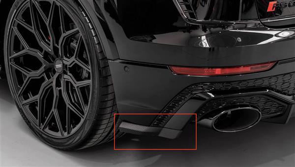 Grote foto audi rsq8 carbon achterbumper splitter auto onderdelen tuning en styling