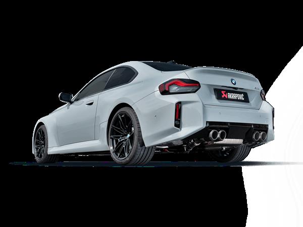 Grote foto bmw g87 m2 coup akrapovic uitlaatsysteem auto onderdelen tuning en styling