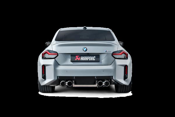 Grote foto bmw g87 m2 coup akrapovic uitlaatsysteem auto onderdelen tuning en styling