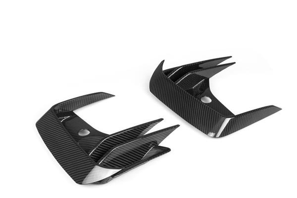 Grote foto bmw ix3 g08 carbon voorbumper canard lucht happer auto onderdelen tuning en styling