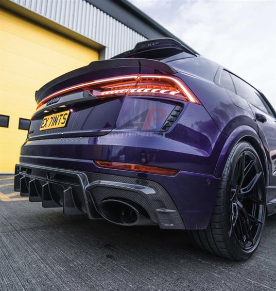 Grote foto audi rsq8 carbon kofferbak middel spoiler auto onderdelen tuning en styling