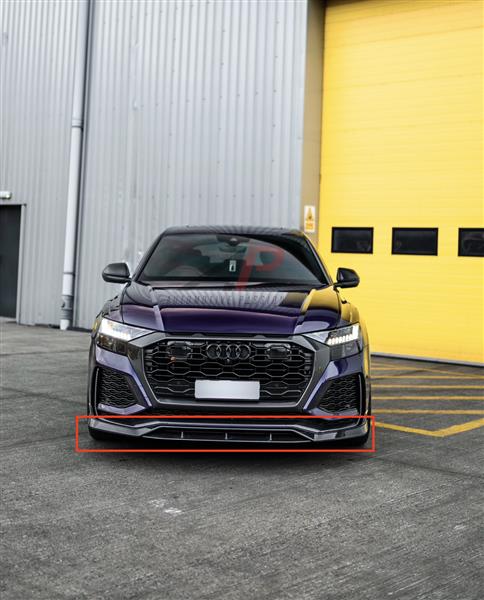 Grote foto audi rsq8 carbon voorlip splitter auto onderdelen tuning en styling