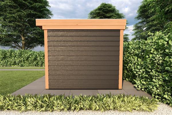 Grote foto overkapping smooth serie 5 douglas 700 x 400 cm fijnbezaagd tuin en terras tuinhuisjes en blokhutten