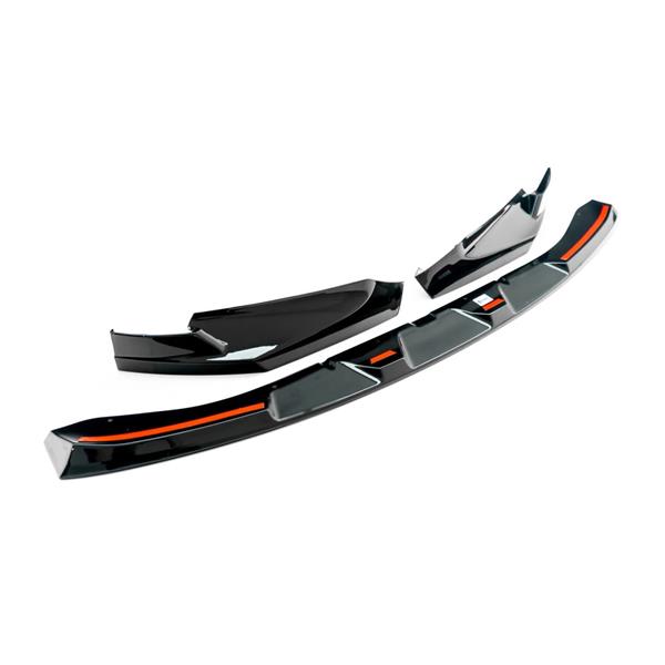 Grote foto bmw g80 g81 g82 g83 m3 m4 glans zwarte voorlip splitter p auto onderdelen tuning en styling