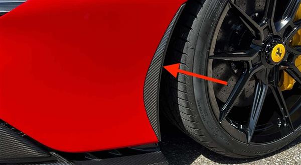 Grote foto ferrari sf90 stradale spider carbon voorbumper spatschermen auto onderdelen tuning en styling