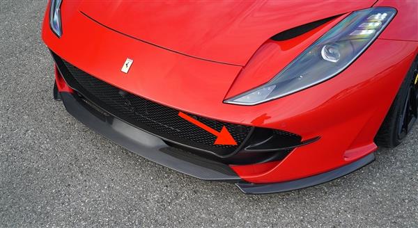 Grote foto ferrari 812 superfast gts carbon voorbumper inlay scoop auto onderdelen tuning en styling