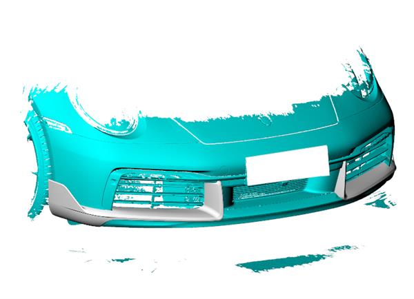 Grote foto porsche 911 992 carbon voorbumper splitter voorlip auto onderdelen tuning en styling