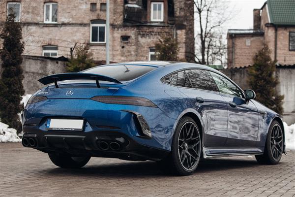 Grote foto mercedes amg gt 4 deur carbon sideskirt extensions auto onderdelen tuning en styling