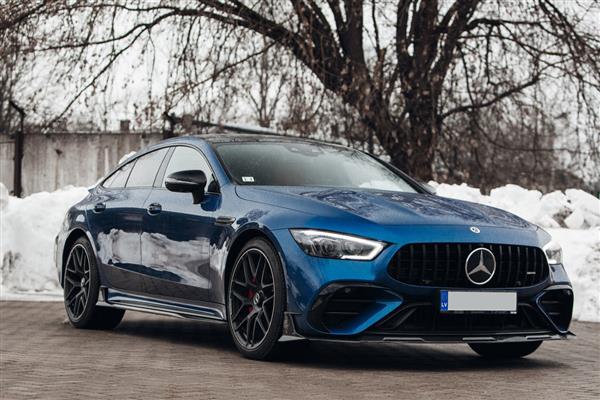 Grote foto mercedes amg gt 4 deur carbon voorlip splitter auto onderdelen tuning en styling