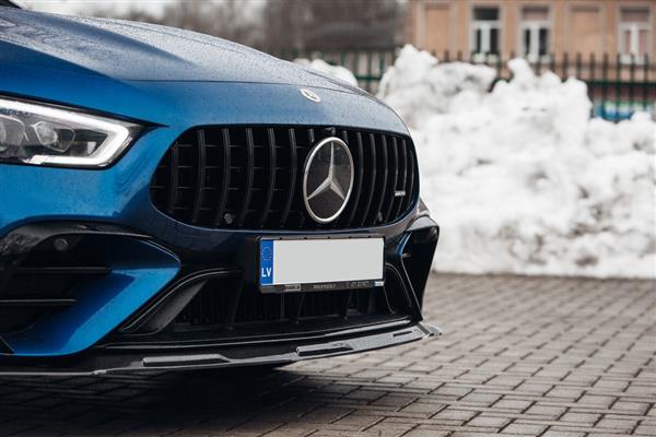 Grote foto mercedes amg gt 4 deur carbon voorlip splitter auto onderdelen tuning en styling