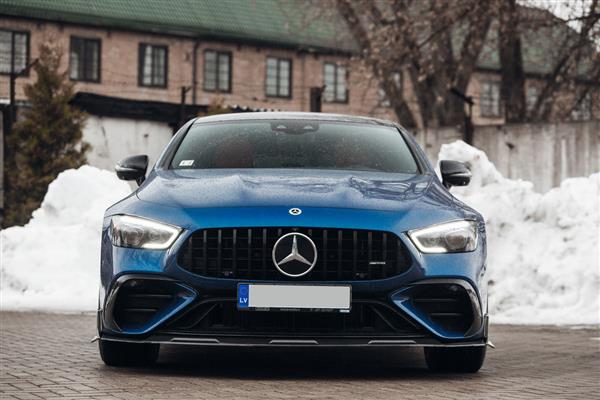 Grote foto mercedes amg gt 4 deur carbon voorlip splitter auto onderdelen tuning en styling