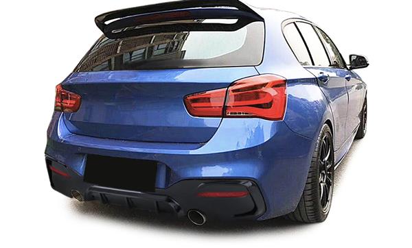 Grote foto bmw 1 serie f20 f21 glans zwarte performance diffuser auto onderdelen tuning en styling