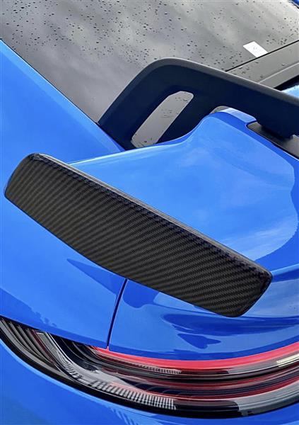 Grote foto porsche 992 911 gt3 carbon spoiler end plates auto onderdelen tuning en styling
