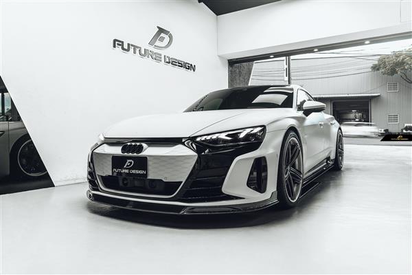 Grote foto audi e tron gt carbon voorlip splitter auto onderdelen tuning en styling