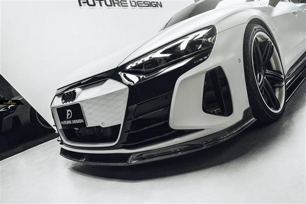 Grote foto audi e tron gt carbon voorlip splitter auto onderdelen tuning en styling