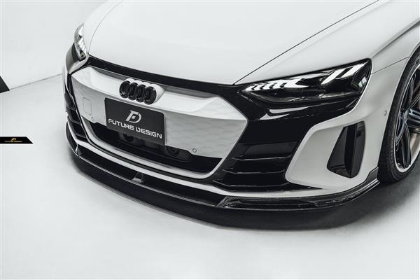 Grote foto audi e tron gt carbon voorlip splitter auto onderdelen tuning en styling
