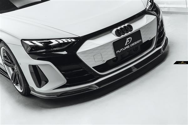 Grote foto audi e tron gt carbon voorlip splitter auto onderdelen tuning en styling