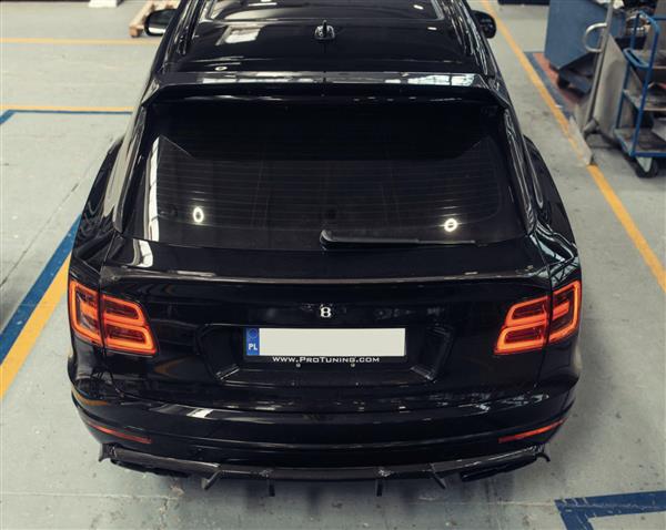 Grote foto bentley bentayga carbon kofferbak spoiler lip auto onderdelen tuning en styling