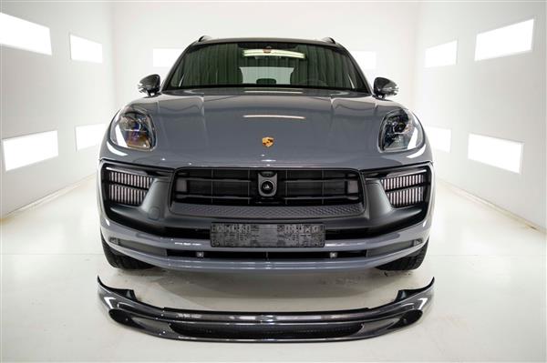Grote foto porsche macan carbon voorlip splitter 2021 auto onderdelen tuning en styling