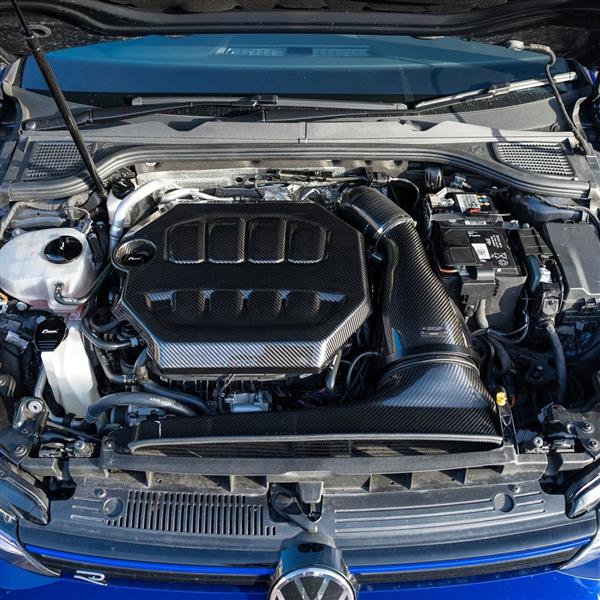Grote foto golf 8 gti r carbon eventuri motor cover auto onderdelen tuning en styling