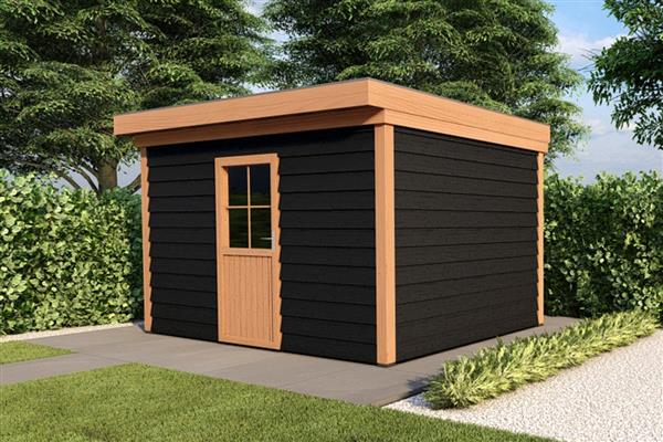 Grote foto overkapping smooth serie 5 douglas 300 x 400 cm geschaafd tuin en terras tuinhuisjes en blokhutten