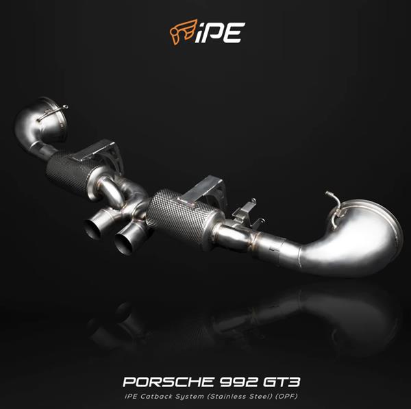 Grote foto porsche 992 gt3 touring ipe uitlaat auto onderdelen tuning en styling