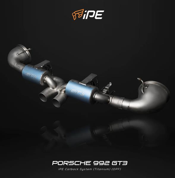 Grote foto porsche 992 gt3 touring ipe uitlaat auto onderdelen tuning en styling