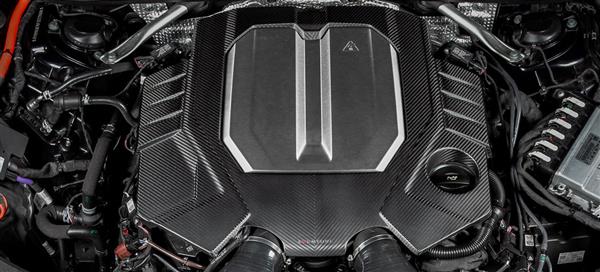 Grote foto eventuri carbon motor cover audi rs6 c8 rs7 c8 auto onderdelen tuning en styling
