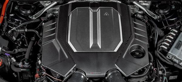 Grote foto eventuri carbon motor cover audi rs6 c8 rs7 c8 auto onderdelen tuning en styling