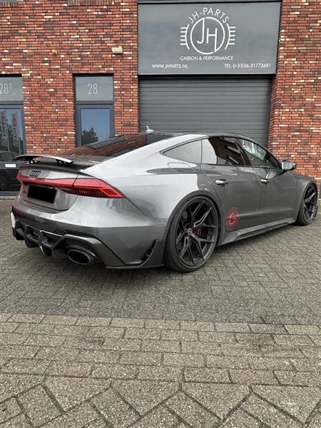 Grote foto carbon diffuser audi rs6 c8 rs7 c8 auto onderdelen tuning en styling