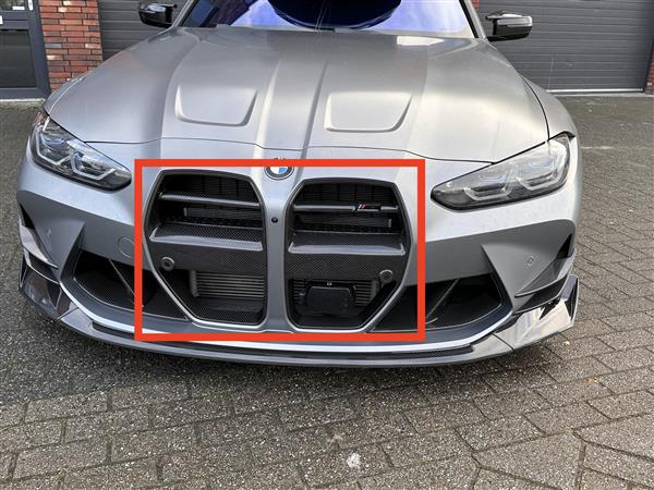 Grote foto bmw g80 g81 g82 g83 m3 m4 carbon grill nieren auto onderdelen tuning en styling