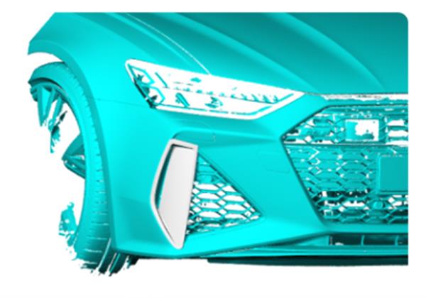 Grote foto audi rs6 c8 carbon voorbumper lucht happer insert auto onderdelen tuning en styling
