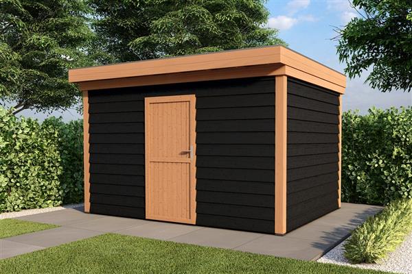 Grote foto overkapping smooth serie 4 douglas 400 x 300 cm geschaafd tuin en terras tuinhuisjes en blokhutten