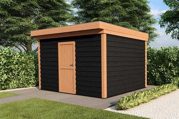 Grote foto overkapping smooth serie 4 douglas 400 x 300 cm geschaafd tuin en terras tuinhuisjes en blokhutten