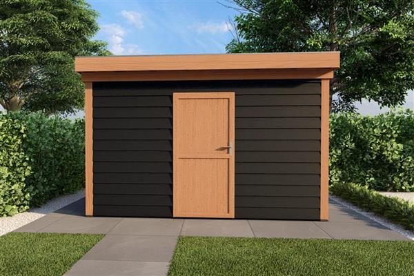 Grote foto overkapping smooth serie 4 douglas 400 x 300 cm geschaafd tuin en terras tuinhuisjes en blokhutten
