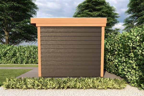Grote foto overkapping smooth serie 4 douglas 400 x 300 cm geschaafd tuin en terras tuinhuisjes en blokhutten