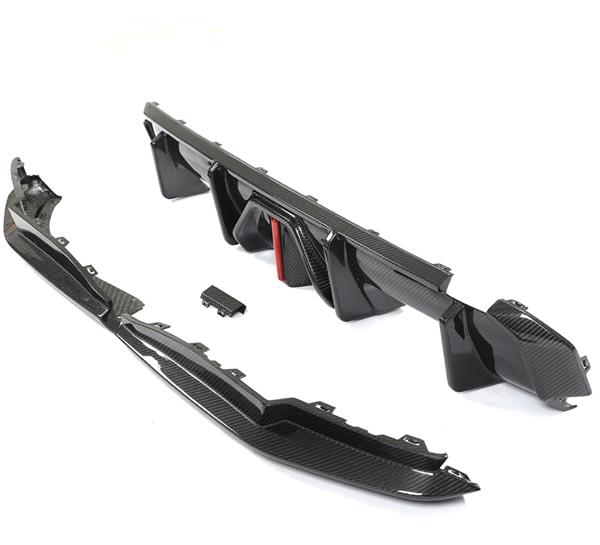 Grote foto bmw g80 g81 g82 g83 m3 m4 carbon diffuser met remlicht auto onderdelen tuning en styling