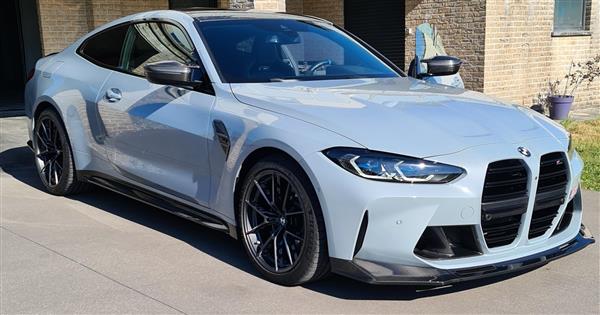 Grote foto bmw g80 g81 g82 g83 m3 m4 carbon v voorlip splitter auto onderdelen tuning en styling