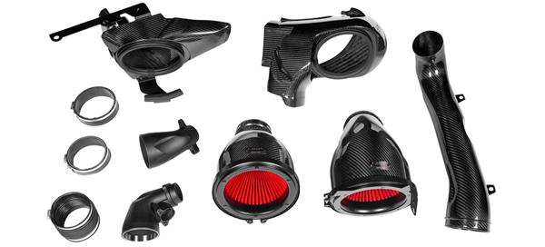 Grote foto eventuri carbon fibre intake system v2 bmw g87 m2 g80 g81 m3 g82 g83 m4 auto onderdelen tuning en styling
