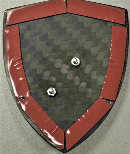 Grote foto ferrari carbon zijscherm logo schild 458 488 f8 f12 812 auto onderdelen tuning en styling