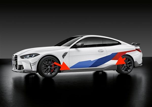 Grote foto bmw g80 g81 m3 g82 g83 m4 carbon side skirts auto onderdelen tuning en styling