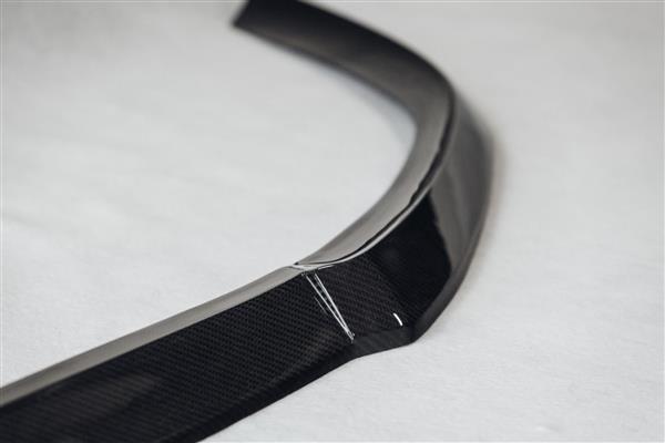 Grote foto porsche taycan turbo s carbon voorlip splitter auto onderdelen tuning en styling
