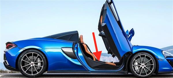 Grote foto carbon deur cover mclaren 540c 570s 570gt auto onderdelen tuning en styling
