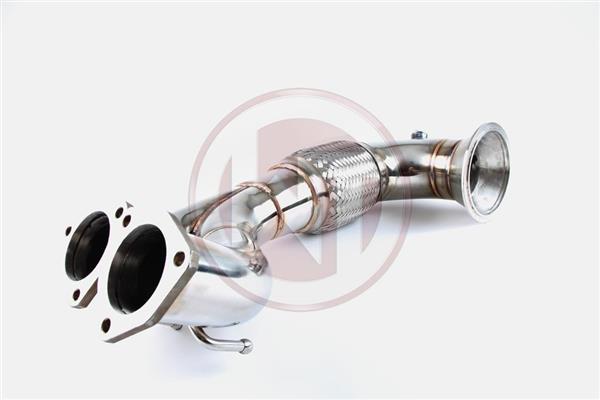 Grote foto audi ttrs 8j rs3 8p 2.5 tfsi quattro 8p wagner uitlaat downpipe zonder katalysator auto onderdelen tuning en styling