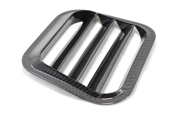 Grote foto fiat abarth 500 595 carbon fiber naca lucht inlaat auto onderdelen tuning en styling